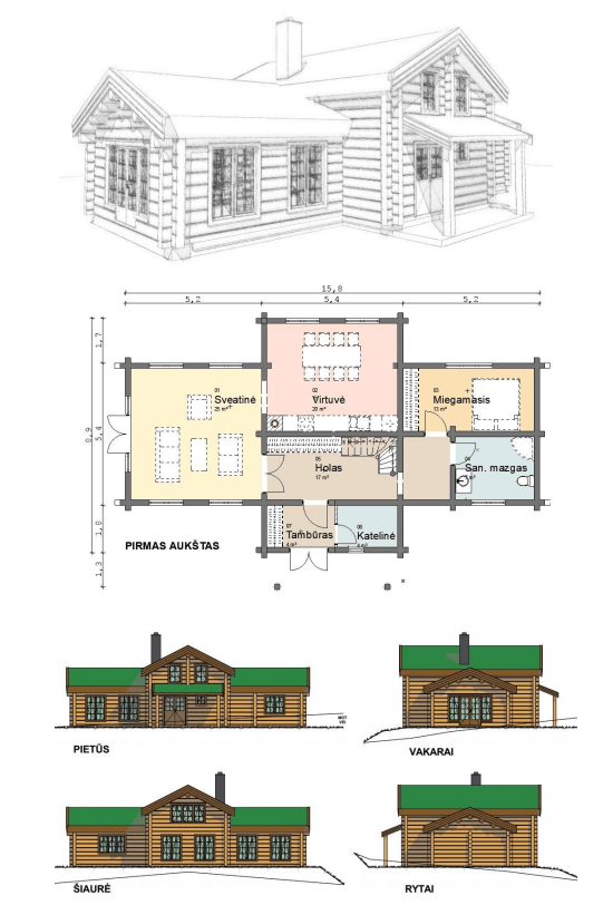 projekto sukūrimas