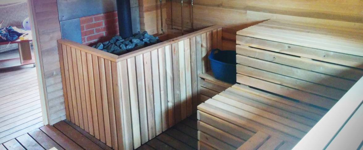 Sauna's inside