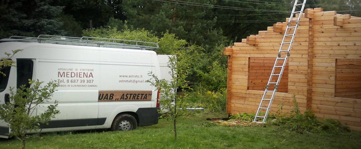 Construction of a summerhouse