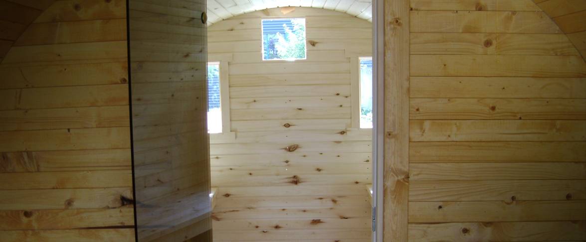 Non-standard sauna's inside