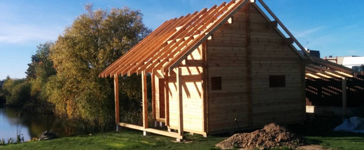 Sauna au bord du lac